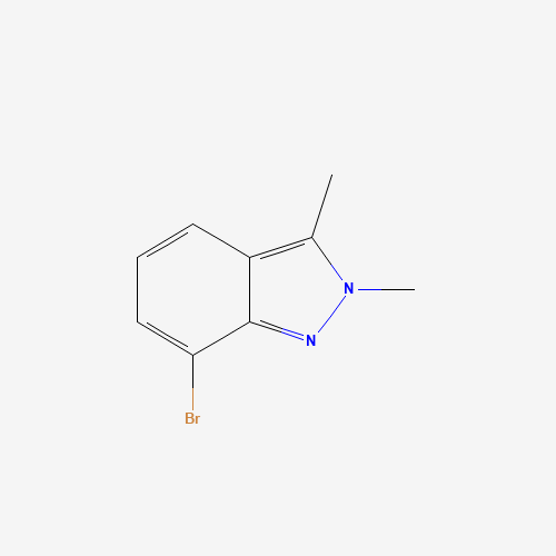 7-bromo-2,3-dimethylindazole (CAS: 845751-62-4) - Chemical Structure and Molecular Formula 