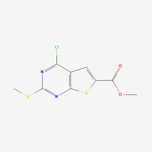 methyl 4-chloro-2-methylsulfanylthieno[2,3-d]pyrimidine-6-carboxylate (CAS: 918629-00-2) - Related Chemical Product