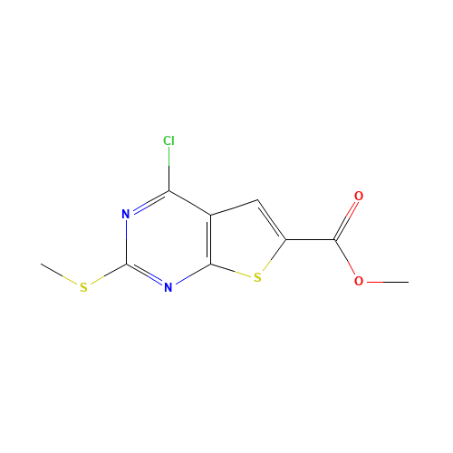 methyl 4-chloro-2-methylsulfanylthieno[2,3-d]pyrimidine-6-carboxylate (CAS: 918629-00-2) - Related Chemical Product