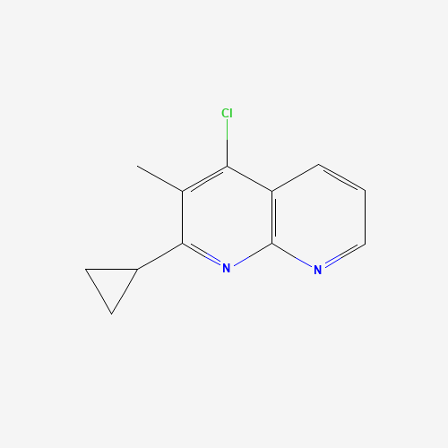 4-chloro-2-cyclopropyl-3-methyl-1,8-naphthyridine (CAS: 1259515-01-9) - Related Chemical Product