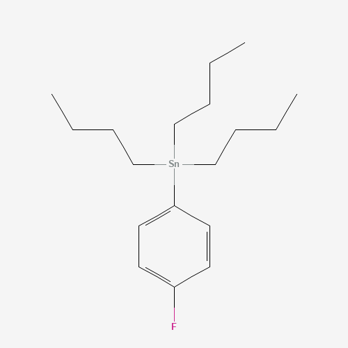 tributyl-(4-fluorophenyl)stannane (CAS: 17151-47-2) - Chemical Structure and Molecular Formula 
