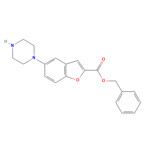 benzyl 5-piperazin-1-yl-1-benzofuran-2-carboxylate (CAS: 1422559-68-9) - Related Chemical Product