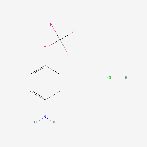 4-(trifluoromethoxy)aniline;hydrochloride (CAS: 42823-24-5) - Chemical Structure and Molecular Formula 