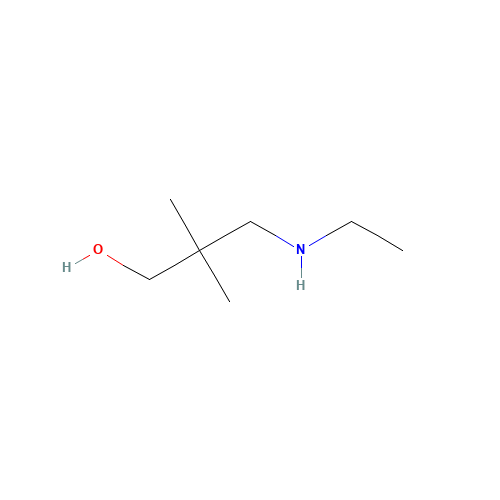 3-(ethylamino)-2,2-dimethylpropan-1-ol (CAS: 802580-88-7) - Chemical Structure and Molecular Formula 