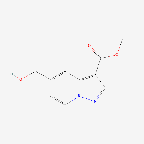 methyl 5-(hydroxymethyl)pyrazolo[1,5-a]pyridine-3-carboxylate (CAS: 474432-56-9) - Chemical Structure and Molecular Formula 