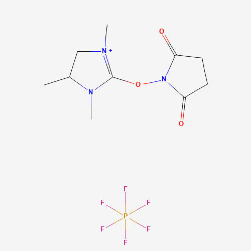 1-[(1,3,4-trimethyl-4,5-dihydroimidazol-1-ium-2-yl)oxy]pyrrolidine-2,5-dione;hexafluorophosphate (CAS: 443305-32-6) - Related Chemical Product