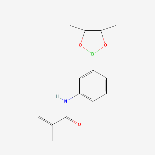 2-methyl-N-[3-(4,4,5,5-tetramethyl-1,3,2-dioxaborolan-2-yl)phenyl]prop-2-enamide (CAS: 1056904-42-7) - Related Chemical Product