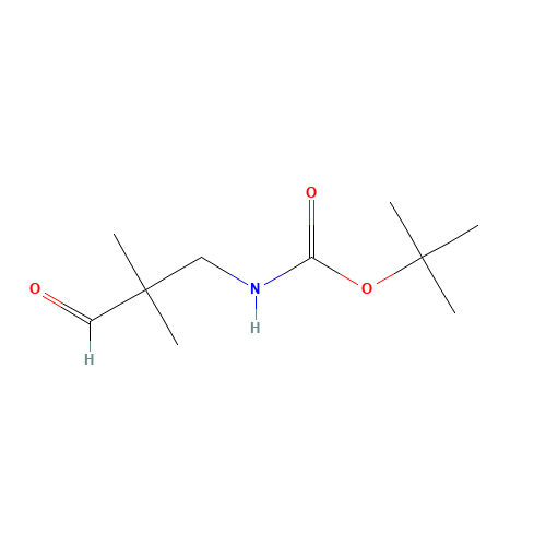 tert-butyl N-(2,2-dimethyl-3-oxopropyl)carbamate (CAS: 195387-13-4) - Related Chemical Product