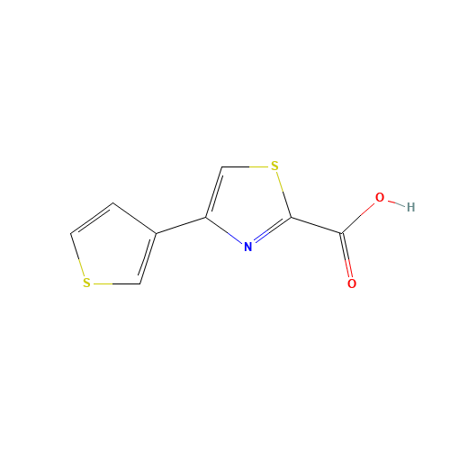 4-thiophen-3-yl-1,3-thiazole-2-carboxylic acid (CAS: 847956-15-4) - Related Chemical Product