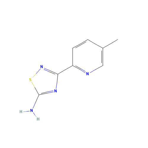 3-(5-methylpyridin-2-yl)-1,2,4-thiadiazol-5-amine (CAS: 1179360-38-3) - Related Chemical Product