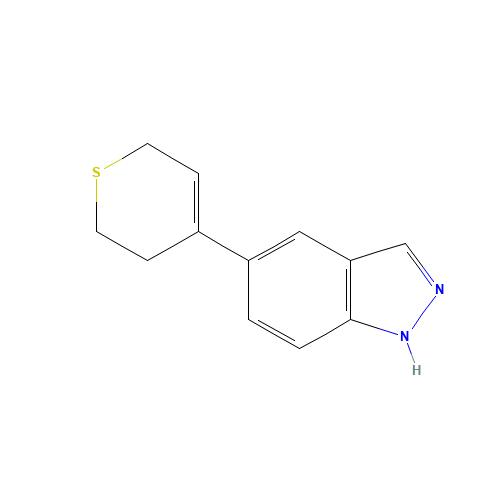 5-(3,6-dihydro-2H-thiopyran-4-yl)-1H-indazole (CAS: 885272-64-0) - Related Chemical Product