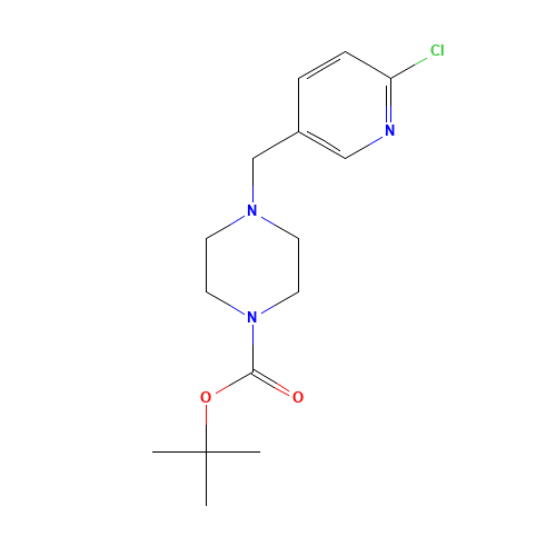 tert-butyl 4-[(6-chloropyridin-3-yl)methyl]piperazine-1-carboxylate (CAS: 939986-35-3) - Related Chemical Product