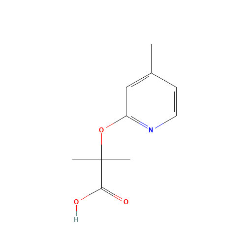 2-methyl-2-(4-methylpyridin-2-yl)oxypropanoic acid (CAS: 883858-11-5) - Related Chemical Product