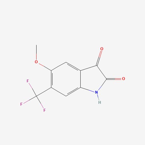 5-methoxy-6-(trifluoromethyl)-1H-indole-2,3-dione (CAS: 432517-48-1) - Related Chemical Product