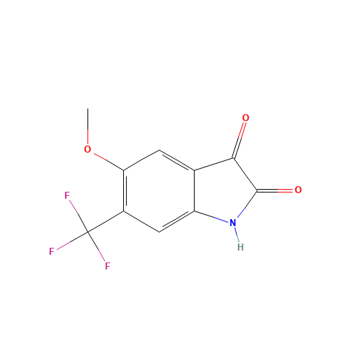 5-methoxy-6-(trifluoromethyl)-1H-indole-2,3-dione (CAS: 432517-48-1) - Related Chemical Product