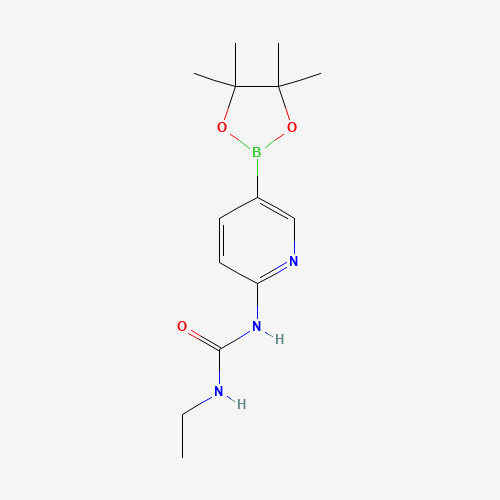 1-ethyl-3-[5-(4,4,5,5-tetramethyl-1,3,2-dioxaborolan-2-yl)pyridin-2-yl]urea (CAS: 1031431-96-5) - Related Chemical Product
