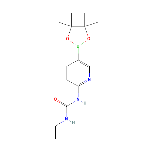 1-ethyl-3-[5-(4,4,5,5-tetramethyl-1,3,2-dioxaborolan-2-yl)pyridin-2-yl]urea (CAS: 1031431-96-5) - Related Chemical Product