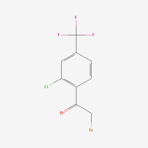 2-bromo-1-[2-chloro-4-(trifluoromethyl)phenyl]ethanone (CAS: 129322-87-8) - Related Chemical Product