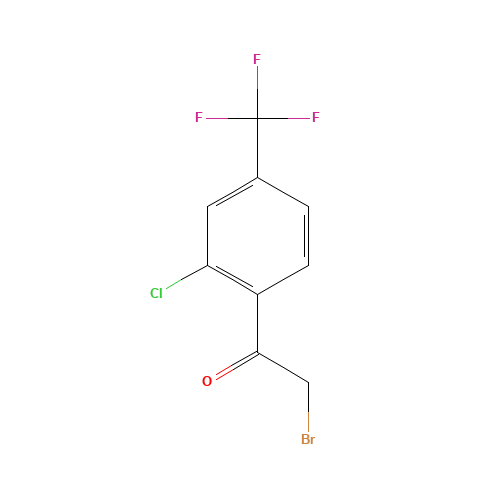 2-bromo-1-[2-chloro-4-(trifluoromethyl)phenyl]ethanone (CAS: 129322-87-8) - Related Chemical Product