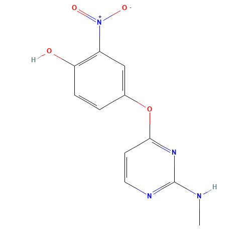 4-[2-(methylamino)pyrimidin-4-yl]oxy-2-nitrophenol (CAS: 769961-05-9) - Related Chemical Product