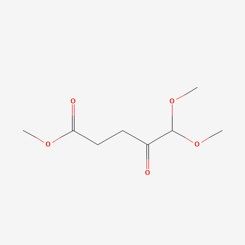 methyl 5,5-dimethoxy-4-oxopentanoate (CAS: 66318-58-9) - Chemical Structure and Molecular Formula 