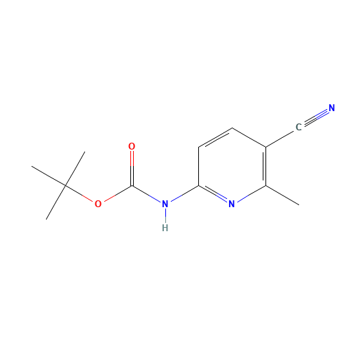 tert-butyl N-(5-cyano-6-methylpyridin-2-yl)carbamate (CAS: 187163-71-9) - Related Chemical Product