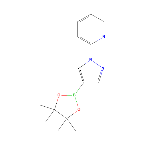 2-[4-(4,4,5,5-tetramethyl-1,3,2-dioxaborolan-2-yl)pyrazol-1-yl]pyridine (CAS: 1373616-12-6) - Related Chemical Product