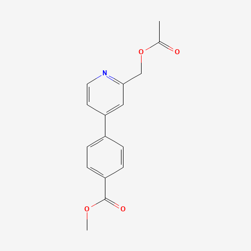 methyl 4-[2-(acetyloxymethyl)pyridin-4-yl]benzoate (CAS: 720720-35-4) - Related Chemical Product