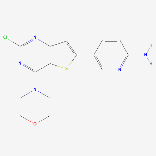 5-(2-chloro-4-morpholin-4-ylthieno[3,2-d]pyrimidin-6-yl)pyridin-2-amine (CAS: 1038918-26-1) - Related Chemical Product