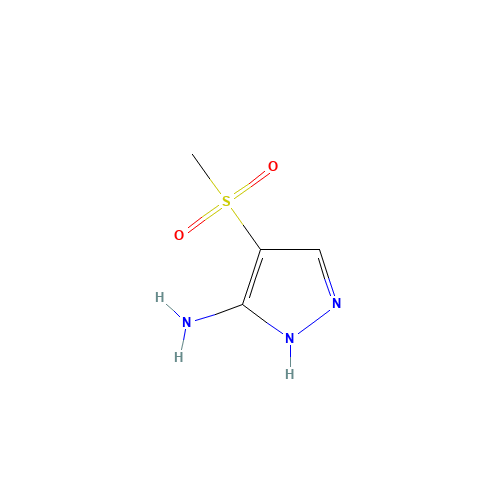 4-methylsulfonyl-1H-pyrazol-5-amine (CAS: 106232-38-6) - Related Chemical Product