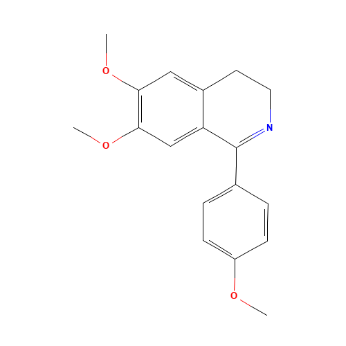 6,7-dimethoxy-1-(4-methoxyphenyl)-3,4-dihydroisoquinoline (CAS: 15462-83-6) - Related Chemical Product