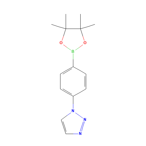 1-[4-(4,4,5,5-tetramethyl-1,3,2-dioxaborolan-2-yl)phenyl]triazole (CAS: 1101174-00-8) - Related Chemical Product