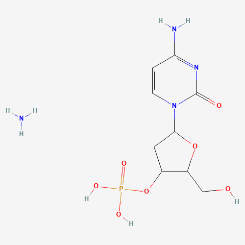 [5-(4-amino-2-oxopyrimidin-1-yl)-2-(hydroxymethyl)oxolan-3-yl] dihydrogen phosphate;azane (CAS: 102783-50-6) - Related Chemical Product