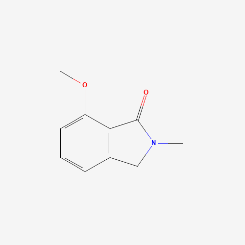 7-methoxy-2-methyl-3H-isoindol-1-one (CAS: 286434-78-4) - Chemical Structure and Molecular Formula 