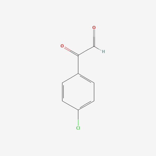 2-(4-chlorophenyl)-2-oxoacetaldehyde (CAS: 4998-15-6) - Chemical Structure and Molecular Formula 