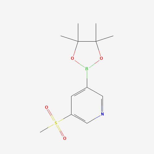 3-methylsulfonyl-5-(4,4,5,5-tetramethyl-1,3,2-dioxaborolan-2-yl)pyridine (CAS: 1206641-26-0) - Related Chemical Product