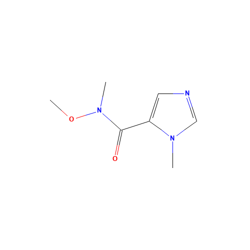 N-methoxy-N,3-dimethylimidazole-4-carboxamide (CAS: 592554-79-5) - Related Chemical Product