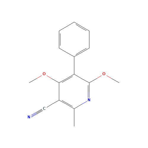 4,6-dimethoxy-2-methyl-5-phenylpyridine-3-carbonitrile (CAS: 127581-40-2) - Related Chemical Product