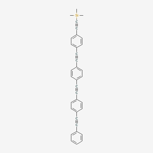 trimethyl-[2-[4-[2-[4-[2-[4-(2-phenylethynyl)phenyl]ethynyl]phenyl]ethynyl]phenyl]ethynyl]silane (CAS: 484067-45-0) - Related Chemical Product