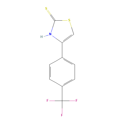 4-[4-(trifluoromethyl)phenyl]-3H-1,3-thiazole-2-thione (CAS: 936850-88-3) - Related Chemical Product