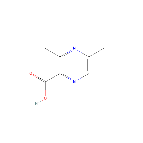 3,5-dimethylpyrazine-2-carboxylic acid (CAS: 946493-27-2) - Chemical Structure and Molecular Formula 