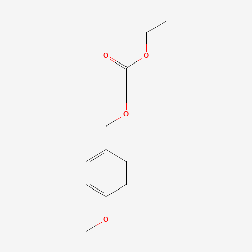 ethyl 2-[(4-methoxyphenyl)methoxy]-2-methylpropanoate (CAS: 350848-04-3) - Related Chemical Product