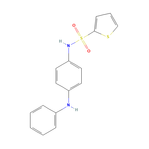 N-(4-anilinophenyl)thiophene-2-sulfonamide (CAS: 332897-05-9) - Related Chemical Product