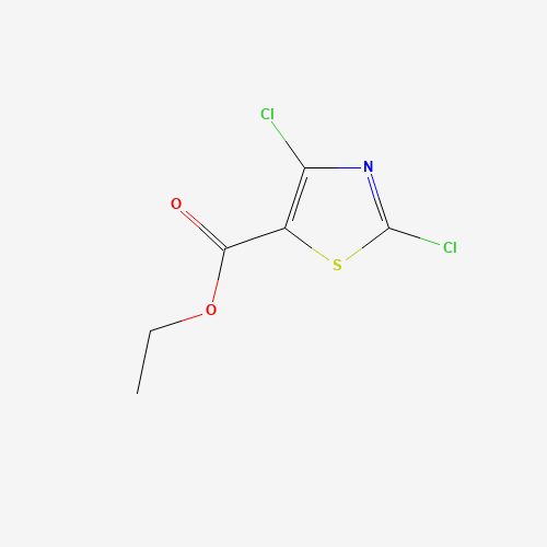 ethyl 2,4-dichloro-1,3-thiazole-5-carboxylate (CAS: 125759-82-2) - Chemical Structure and Molecular Formula 