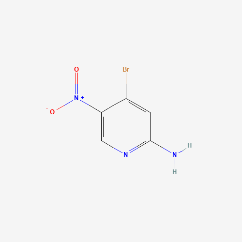 4-bromo-5-nitropyridin-2-amine (CAS: 84487-11-6) - Chemical Structure and Molecular Formula 