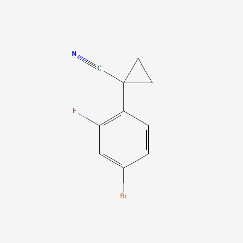 1-(4-bromo-2-fluorophenyl)cyclopropane-1-carbonitrile (CAS: 749928-88-9) - Related Chemical Product