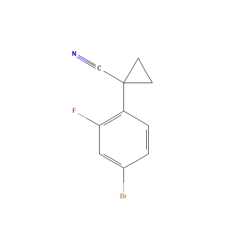 1-(4-bromo-2-fluorophenyl)cyclopropane-1-carbonitrile (CAS: 749928-88-9) - Related Chemical Product