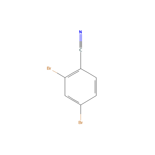 2,4-dibromobenzonitrile (CAS: 78222-69-2) - Chemical Structure and Molecular Formula 