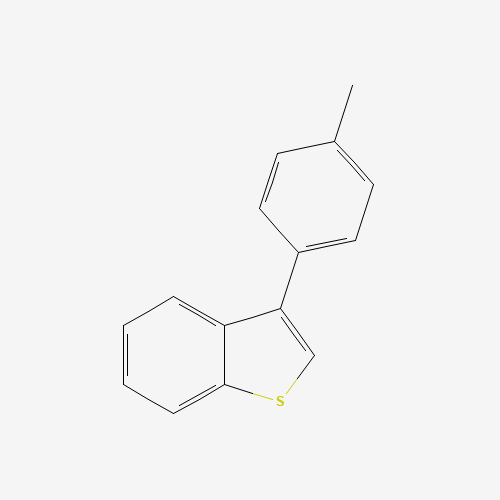 3-(4-methylphenyl)-1-benzothiophene (CAS: 57823-65-1) - Chemical Structure and Molecular Formula 