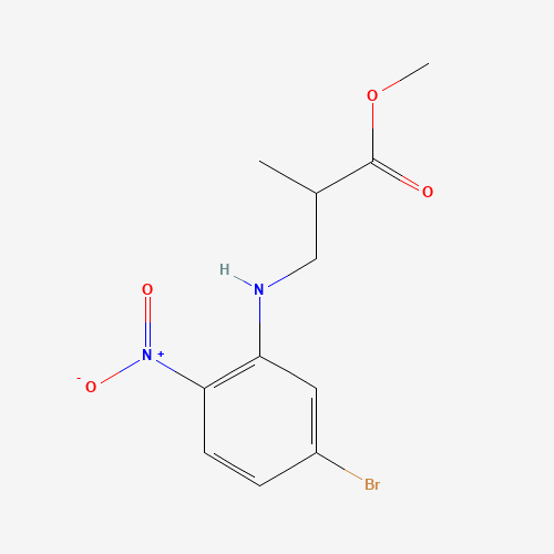 methyl 3-(5-bromo-2-nitroanilino)-2-methylpropanoate (CAS: 1407833-48-0) - Related Chemical Product